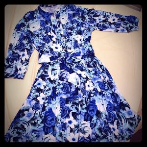 NY Collection Shirt Dress XL GUC